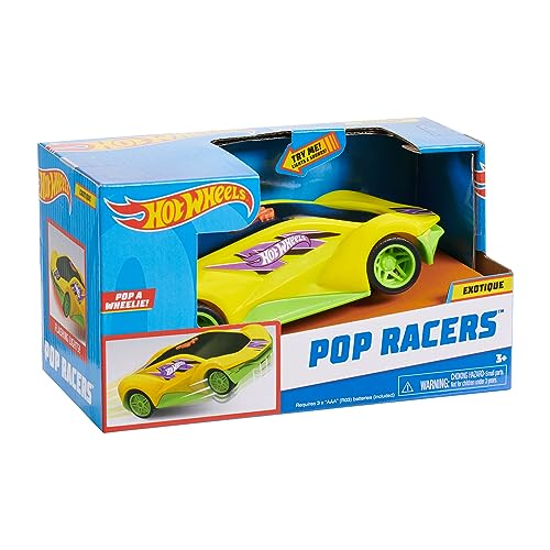 Hot Wheels Hot Wheels Pop Racers - Exotique Vehicle Light Sound, Ages 3 Up, By Just Play #TOP5