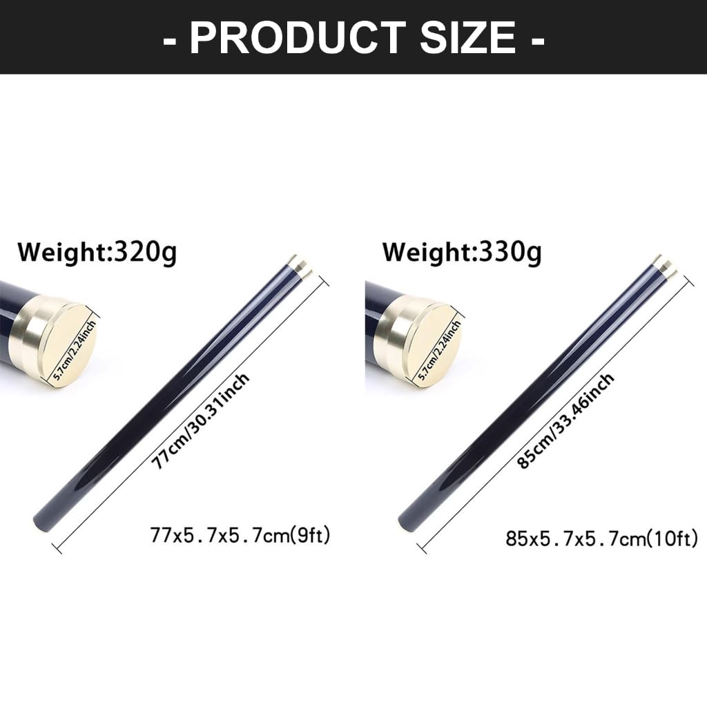 77 cm/85 cm wędka muchowa z włókna węglowego rura walizka podróżna z aluminiową osłoną