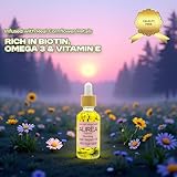 Hair Growth & 100% Natural Hair Repair Oil – Organic Argan, Jojoba, Biotin,Hemp Seed & Avocado Oil - 50ml - Image 4