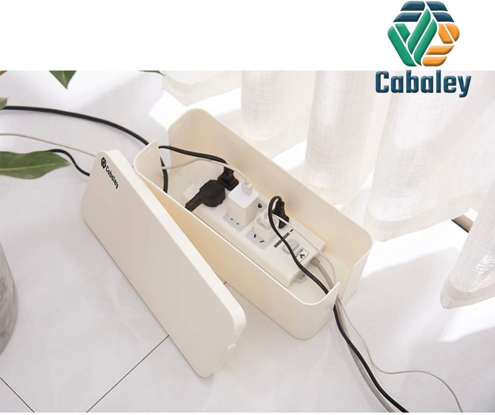 Get Cheap Price Cable Management Box Organizer Set, Pack of 2 with 15 pcs Configuration Set, Updated Anti-Skid Design, Large and Medium White Boxes. Covers Hides and Protects Cords/Wires/Power Strips Best Seller Cable Management Box Organizer Set, Pack of 2 with 15 pcs Configuration Set, Updated Anti-Skid Design, Large and Medium White Boxes. Covers Hides and Protects Cords/Wires/Power Strips