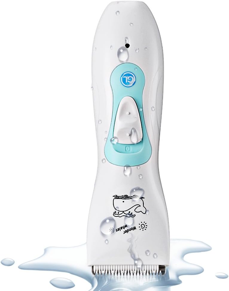 Gland L-6S Waterproof Quiet Electric Hair Clippers for Baby Children Kids