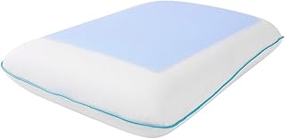 BORDSTRACT Travesseiro De Espuma Viscoelástica, Travesseiro Espuma Viscoelástica Cuidados Com O Pescoço Em Gel Macio E Fresco, Travesseiro Para Cama Respirável Macio E Inodoro Com Estojo