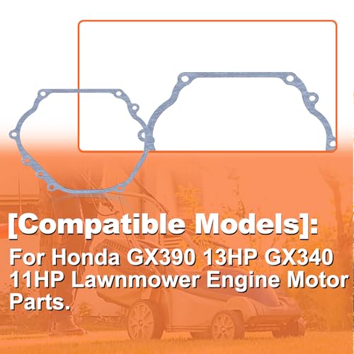 Image of 10Pcs for Honda GX390 13HP GX340 11HP Crankcase Cover Sump Gasket 11381ZE3801, 10Pcs Crankcase Gasket.
