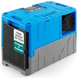 SereneLife Industrial Dehumidifier 300 CFM 180 Pints/Day, Dehumidifier with Pump and Drain Hose, Energy Efficient Unit for Basement or Large Spaces up to 2,300 sq ft, Auto Defrost, Blue