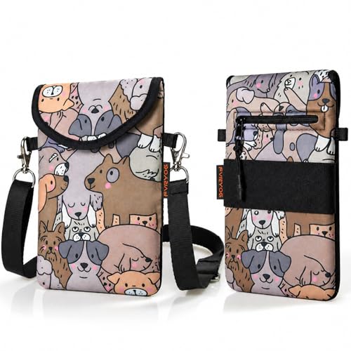 Image of Neoprene Phone Sleeve Pouch Case Bag for Men Women w /Crossbody Strap /Neck Lanyard for iPhone 17 /16 /15 /14 Pro Max, Samsung S25,Pixel 10