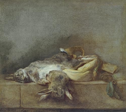 Tableaux graffiti art mural Jean-Baptiste Siméon Chardin 60x90cm