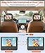 FANGOR 7.5 Inch Dual Car DVD Player, Portable Headrest Video Player for Car with 5 Hours Rechargeable Battery, Last Memory, AV Out/in, Support USB/SD/Sync TV, All Regions (1 Player+1 LCD Screen)
