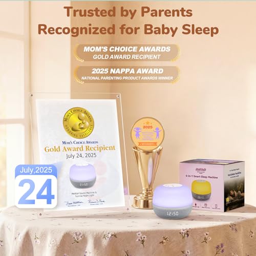 Berceuse pour bébés et machine à bruit blanc Mewaii pour des nuits calmes