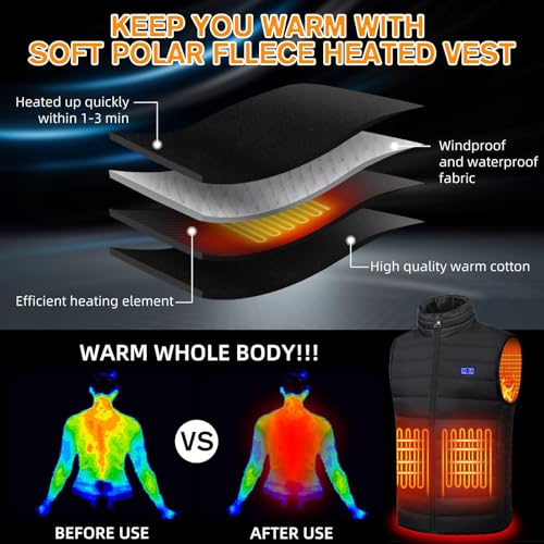 Chaleco calefactable con batería el regalo ideal para el calor al aire libre 2