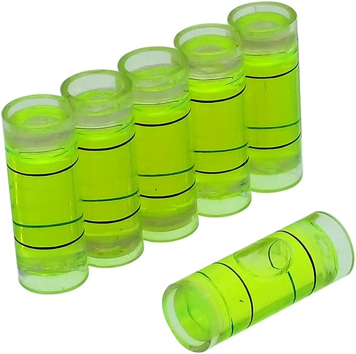 Package photo frame gauge level gauge cylinder level gauge horizontal ruler balance bubble various specifications (16X40mm(6pcs)) image 5