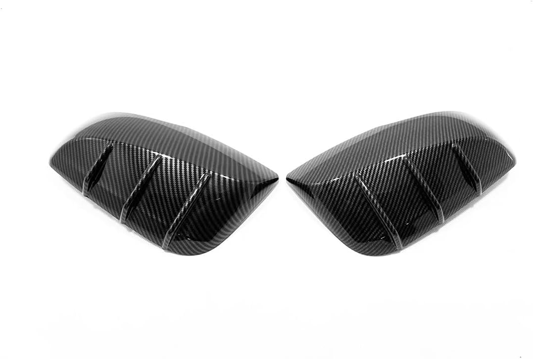 Side View Mirror Cap Cover Compatible With Toyota Corolla Cross 2026 2025-2022 Rear view Mirrors Trim Exterior Car Accessories ABS 2PCS(Carbon Fiber Style) With Turning Light