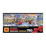 RoseArt - Kodak Premium Panoramic - Christmas Evening - 750 Piece Jigsaw Puzzle for Adults