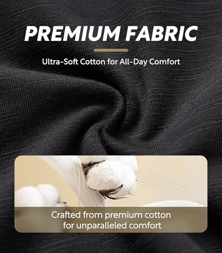 DAVID ARCHY Mens Pajama Shorts Ultra-Soft Cotton Sleep Shorts with Pockets, Breathable & Lightweight Lounge Sleepwear 2 Pack2