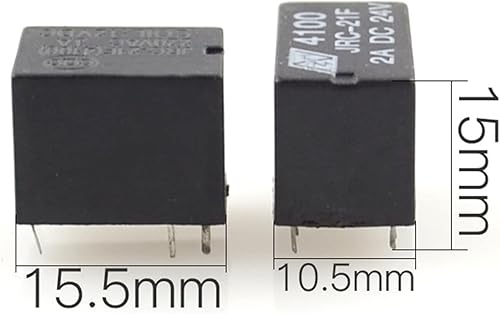Miniatura 5 de ILAME Relé PCB en miniatura, 3V, 5V, 9V, 12v, 24V, JRC-21F, 4100, 6 Pines (Size  3v)