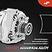 A-Premium Alternator Compatible with BMW 228i 14-16, 320i 13-18, 328i, 428i xDrive, 528i, X1, X3, Z4, L4 2.0L, 12V 210Amp CW 6-Groove Clutch Pulley, Replace# 12317605061