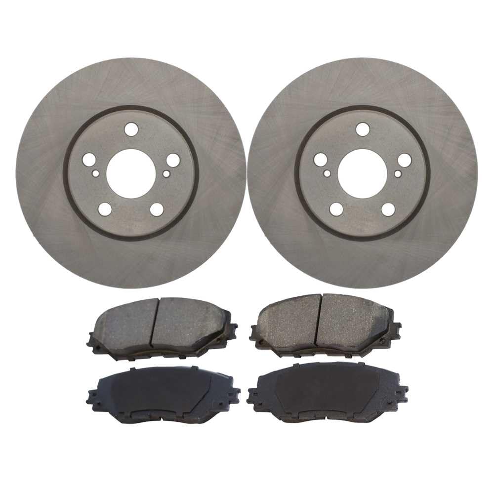 Amazon.com: Julove Floray 2pcs Performance Disc Brake Rotors 4pcs  