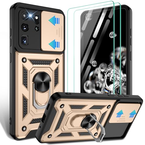 Coque Samsung S20 Ultra 5G antichoc de qualité militaire avec anneau
