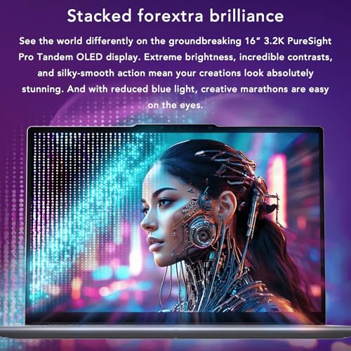 Image of Lenovo Yoga Pro 9i 16 inch Laptop, Intel Core Ultra 9-285H, NVIDIA GeForce RTX 5060, 3.2K Tandem OLED 120Hz Touchscreen Display, 32GB RAM, 2TB SSD, Wi-Fi 7, Thunderbolt, Win 11 Home, w /1TB Portable HDD