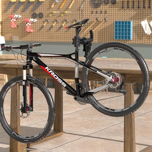 Image of CHEPARK Bike Repair Stand (Max 88lbs) - Bench / Wall Mount Bike Workstand - E Bike Repair Stand Shop Home Mechanics for Mountain Bike and Road Bike (Bench / Wall)