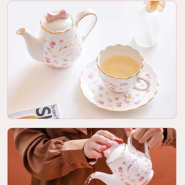 Amazon｜LANSERY ハローキティ 湯呑み セット ティーカップ 厚め 耐 