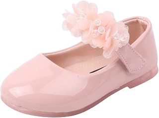 Children's Princess Shoes Dress Shoes Girls Wedding Shoes Leather Shoes Kids Evening Shoes Dance Shoes Flower Pumps Shoes Soft Soles Costume Accessories Shoes Carnival Dance Ball Cosplay Shoes