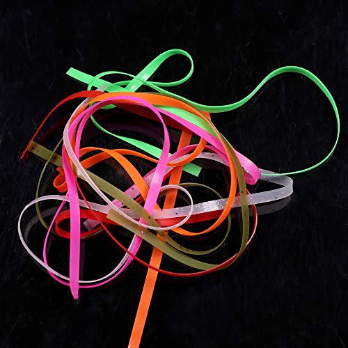 Greatfishing 30Pcs Mix 6 Color 3Mmx30Cm Caddis Fly Pupa Nymph Worm Body Wrap Skin Caddis Larvae/Czech Nymph Scud Lure Fly Tying Material #TOP1