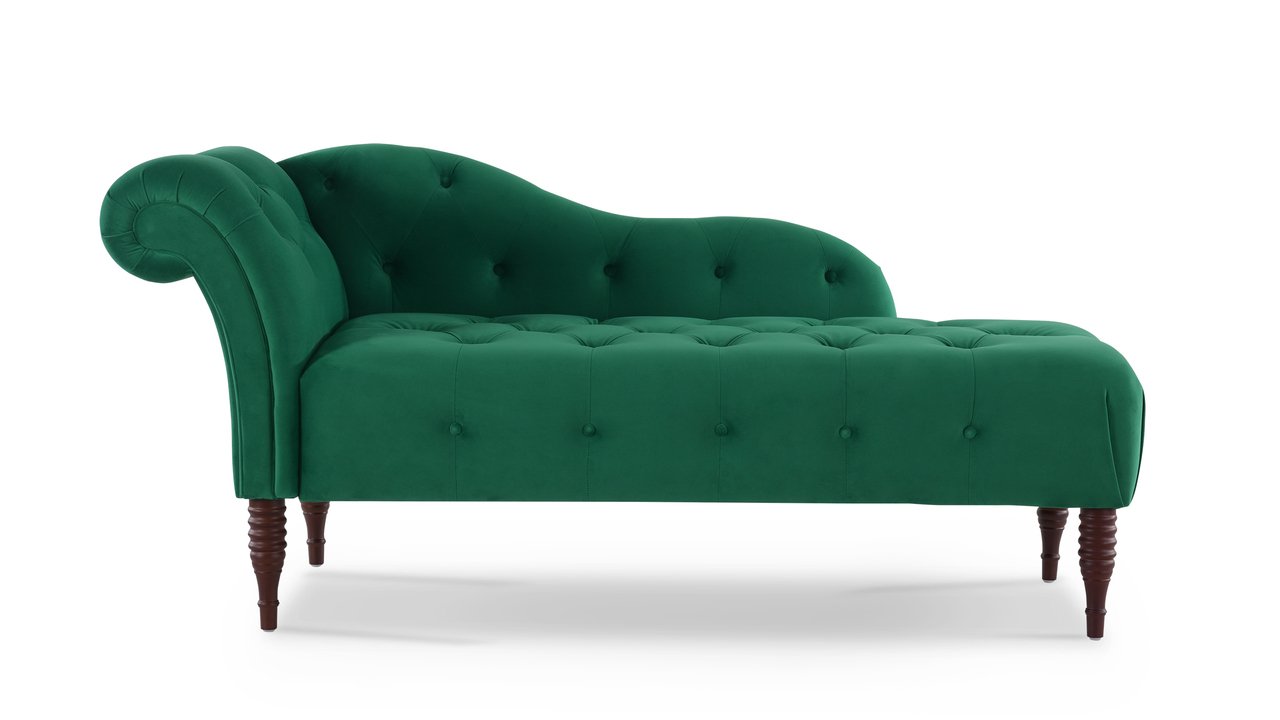 Jennifer Taylor Home Samuel Living-Room-Chaise-lounges, Ultramarine Green