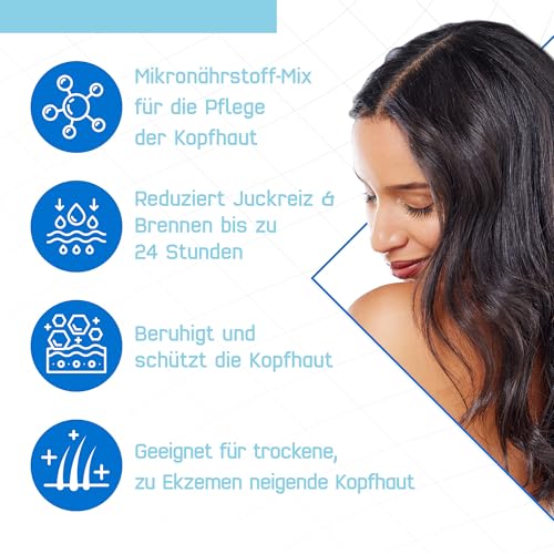 Terzolin Expert Schuppen-Shampoo bei trockener Kopfhaut, Juckreiz und Schuppen, Kosmetikum mit innovativer Pflegeformel, auch bei zu Ekzemen neigender Kopfhaut geeignet – 1 x 200ml