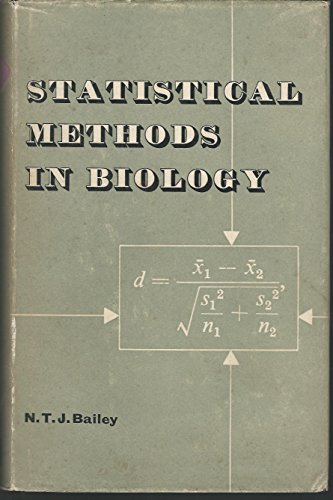 Statistical Methods in Biology B001PDM0FE Book Cover