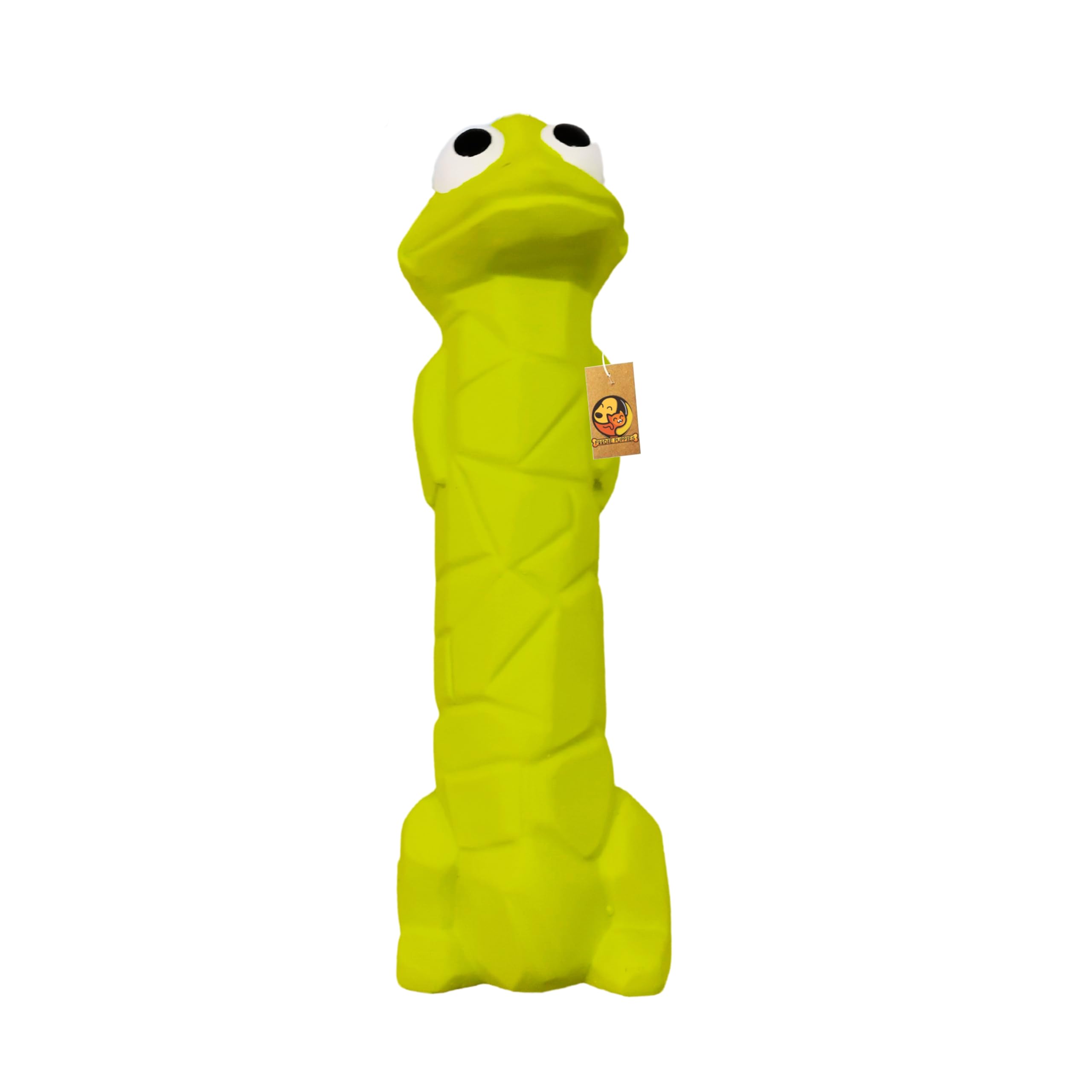 Foodie Puppies Dog Squeaky Chew Latex Rubber Toy - (Green Frog) | for Small Dogs & Puppies | Cotton Filled, Durable, Soft, Animal Design, Chew Safe Play Toy | Reduce Separation Anxiety (Size: 22.5cm) (B0D86SKFL5) Amazon Price History, Amazon Price Tracker
