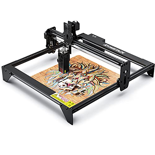 Laser Engraver 40W A5, 5.5W Compressed Spot CNC Laser Engraving Cutting Machine, Precise DIY Eye Protection Fixed-Focus Wood Cutting, Marking Engraver for Metal, Aluminum, Stainless Steel, Ceramics