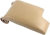 Leather Armrest Center Console Lid Cover Storage Box Beige Compatible with BMW 1999-2004 E46
