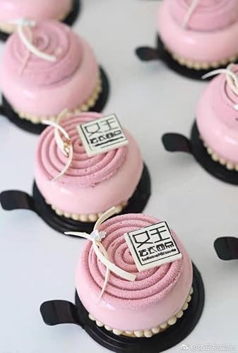 Miniatura 5 de Molde de silicona con forma de tourbillon 3D para pastel de mousse, molde de postre francés para pastelería chocolate, reutilizable, antiadherente,