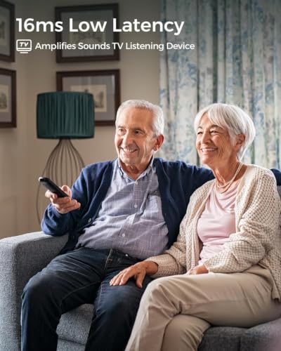 Image of Convo Hearing Amplifier for Seniors with Remote Microphone and Noise Cancelling, Rechargeable Personal Sound Devices for TV Listenings