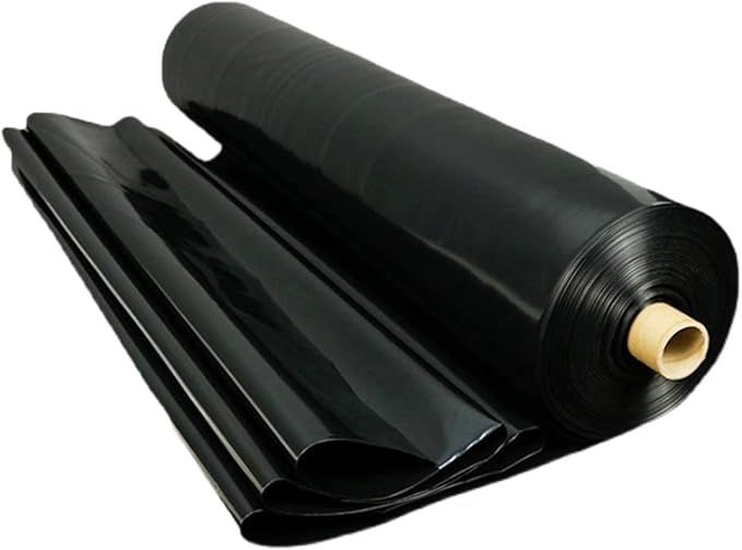 Image 0,4mm Pond Liner, HDPE Heavy Duty Small Pond Liners, Black Fish Safe Pond Skins Pond Liners,for Koi Ponds Waterfall Stream Fountains and Water (Size : 10x 10 m)