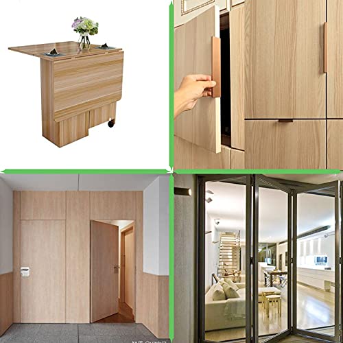4Pack Hidden Hinges For Doors , 1-3/4” Stainless Steel Invisible Gate Hinges, 180 Degree Cross Hinge, Stain Finish Concealed Hinges Furniture Hardware For Folding Door Wooden Box Barrel Cupboard Chest #TOP4