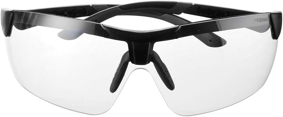 Sponsored Ad - Anti-fog Safety glasses Industrial Goggles with Clear Wrap-Around Lenses, Shooting Safety glasses with Anti-Scratch UV400 protection Eyeglasses, Adjustable