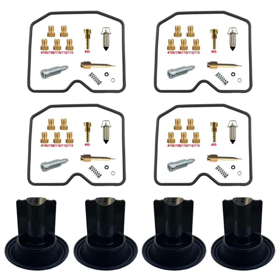 Kit de réparation de carburateur de moto 550 cc pour modèles 1990-1995 type D
