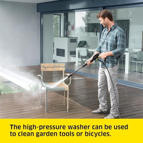 Kärcher K 2 Power Control Home pressure washer, pressure: max. 110 bar, flow rate: 360 l/h, area: 20 m²/h, water filter, weight: 4.0 kg, high-pressure gun, dirt blaster, spray lance, Home Kit - Image 3