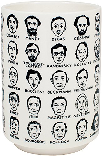 Taza de porcelana con arte moderno y 65 artistas miniatura 5