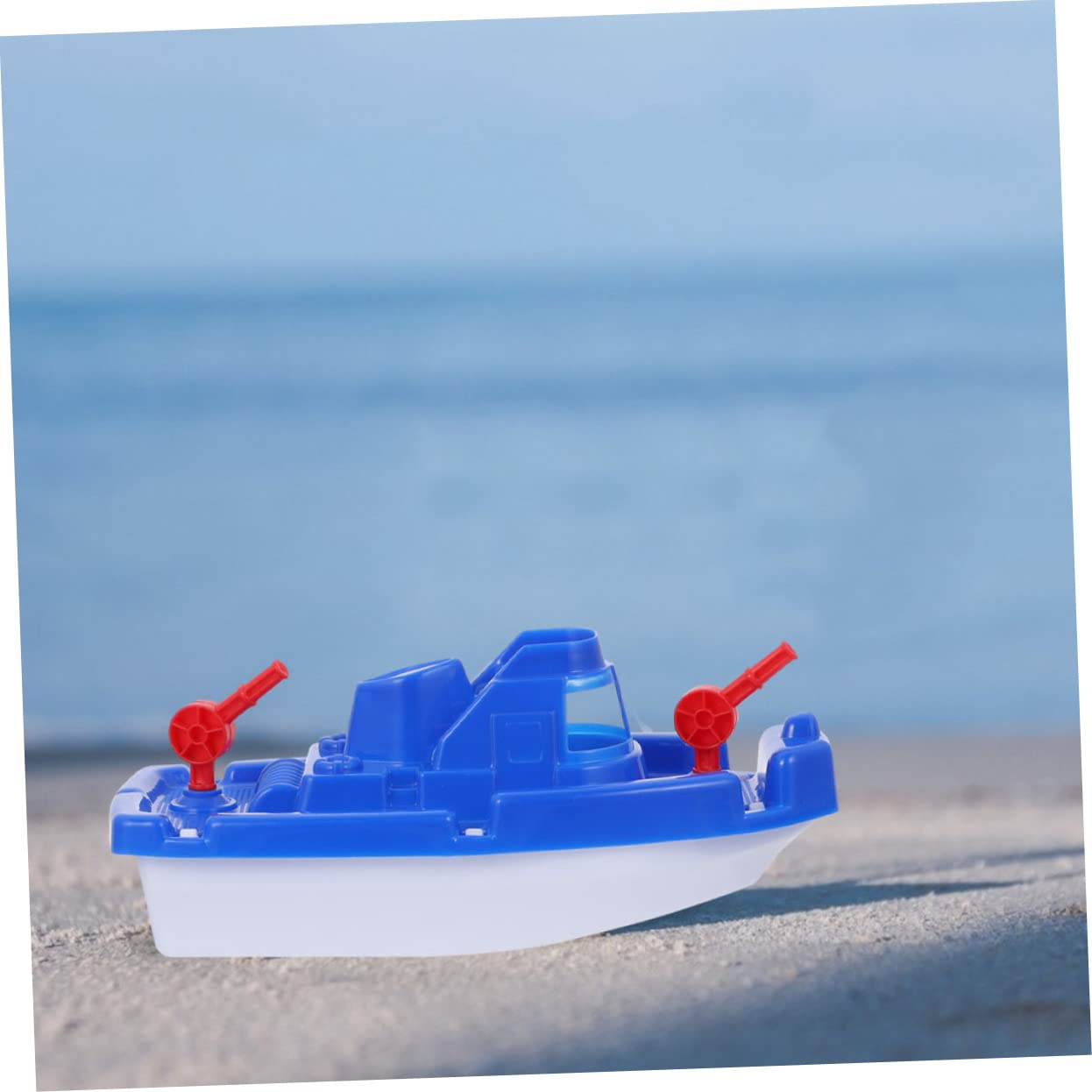 WOONEKY 2 Piezas Juguetes de Barco de Playa para y Fácil de Llevar para Baño Piscina y Acuáticos Exteriores