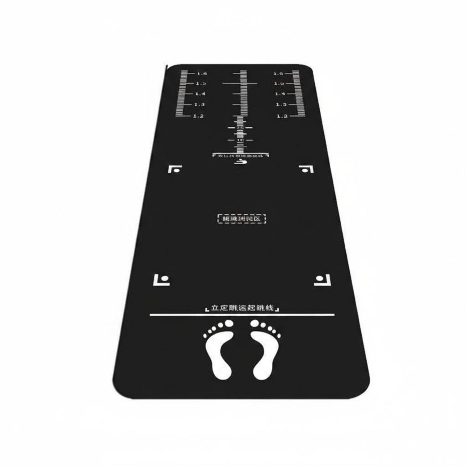 CALANDIS Standing Long Jumping Pad Non-Slip Jump Measurement Mat Clear Scale Marks Athletic Gear for Students, Kids, Home Exercise, Indoor Training Ly-Black 70200CM-image-31