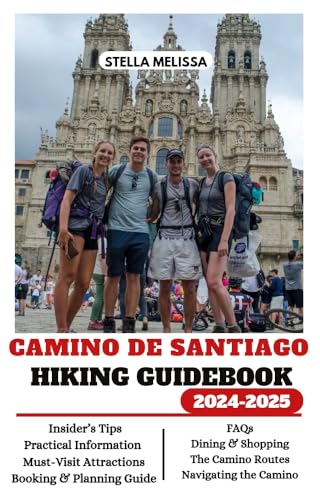 Camino De Santiago Hiking Guidebook 2024-2025 cover