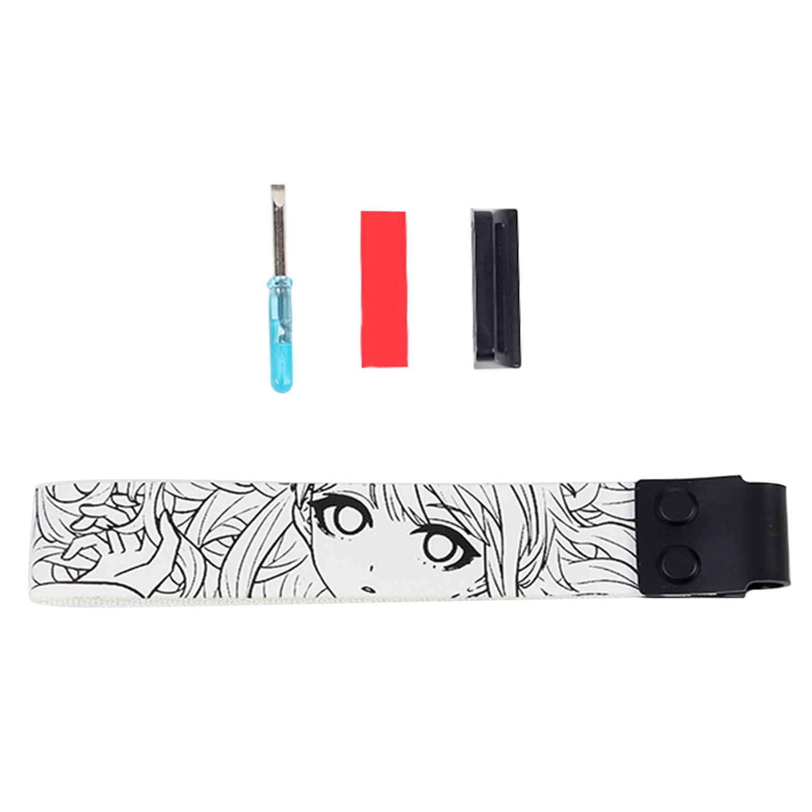 Zeizafa Keyboard Strap With Adhesive Aesthetics Pattern Fire68 Strap For Mechanical Keyboards Enhances Aesthetics
