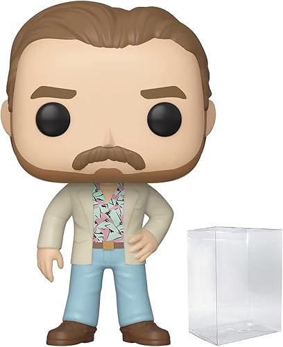 POP Stranger Things - Jim Hopper (Date Night) Funko Vinyl Figure (Bundled with Compatible Box Protector Case), Multicolor, 3.75 inches