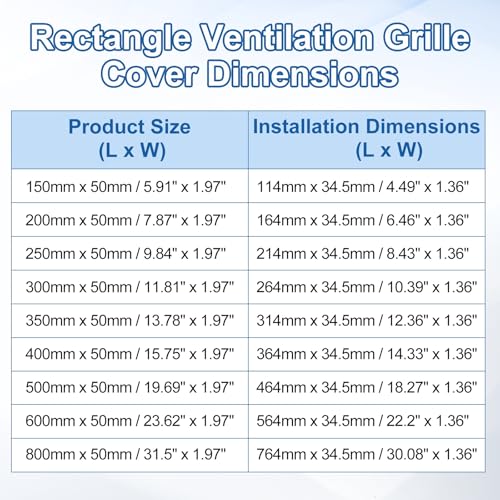 Grille d'aération rectangulaire en aluminium marron 600x50mm