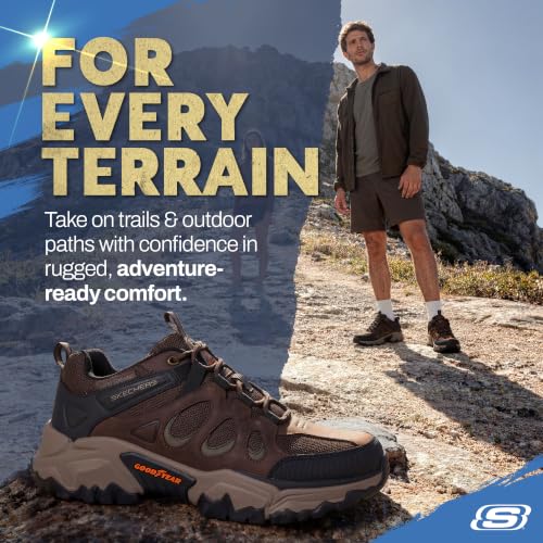 Image of Skechers Men's Terraform Selvin Boot | Casual, Relaxed Fit, Air-Cooled Memory Foam, Water Repellent, Goodyear Outsole