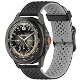 xhKJO Pulseras de Repuesto para Xiaomi Mi Watch S4 Sport Correas,Strap para Relojes,Bandas Correa Pulseras Reloj Silicona Bracelet Brazalete Strap Wristband para Xiaomi Watch S4 Sport (negro gris)