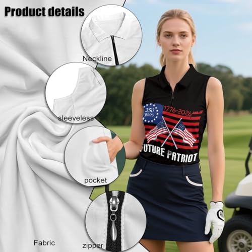 Polo para Parejas GULANGYU Camisa de Golf de Secado Rápido con Media Cremallera miniatura 5