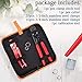 Pex Pipe Crimping Tool Kit with 20pcs 1/2